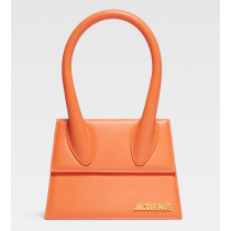Jacquemus Le Chiquito Moyen Le Raphia Orange