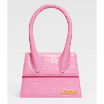 Jacquemus Le Chiquito Moyen Les Raphia Pink