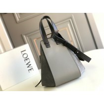 Loewe Compact Hammock Small Handbag Suede Calfskin Grey