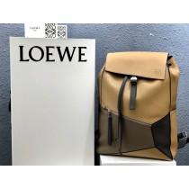 Loewe Puzzle Backpack Grained Calfskin Brown
