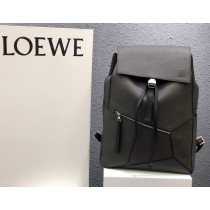 Loewe Puzzle Backpack Grained Calfskin Coffee