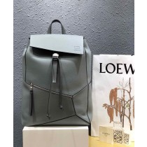 Loewe Puzzle Backpack Grained Calfskin Grey