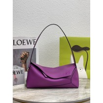 Loewe Puzzle Hobo Bag Nappa Calfskin Purple