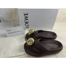 Loewe X Paula's Ibiza Foam Bubble Slides Shitake