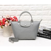 Longchamp Le Pliage Neo Large Nylon Tote Grey
