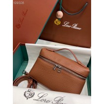 Loro Piana Extra Pocket L19 Pouch Calfskin Brown