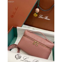 Loro Piana Extra Pocket L19 Pouch Calfskin Dark Pink