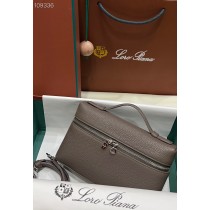 Loro Piana Extra Pocket L19 Pouch Calfskin Grey