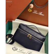 Loro Piana Extra Pocket L19 Pouch Calfskin Navy