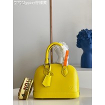 Louis Vuitton Alma BB Epi Grained Leather Bag Yellow