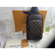 Louis Vuitton Avenue Slingbag M46327 Monogram Macassar Coated Canvas Brown