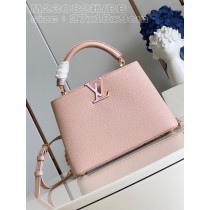 Louis Vuitton Capucines BB Taurillon Leather Bag Pink