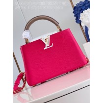 Louis Vuitton Capucines BB Taurillon Leather Bag Rose