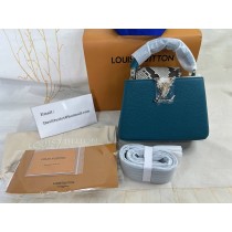 Louis Vuitton Capucines Mini Taurillon Leather Bag Mallard