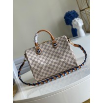 Louis Vuitton Damier Azur Speedy BandouliÈre 30 With Braided Strap N50054