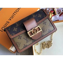 Louis Vuitton Dauphine Chain Wallet Monogram Reverse M68746
