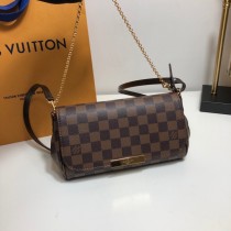 Louis Vuitton Favorite PM Shoulder Bag 24CM N41276 Brown