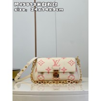 Louis Vuitton Favorite Shoulder Bag M45813 Monogram Empreinte Beige