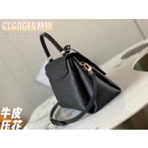 Louis Vuitton Georges MM Bag Monogram Empreinte M53944 Black
