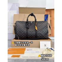 Louis Vuitton Keepall 50 Bandouliere Monogram Eclipse M40568