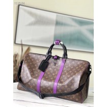 Louis Vuitton Keepall Bandoulière 50 Monogram Macassar Canvas M46257