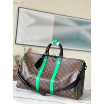 Louis Vuitton Keepall Bandoulière 50 Monogram Macassar Canvas M46259