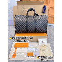 Louis Vuitton Keepall Bandouliere 55 Damier Graphite N41418