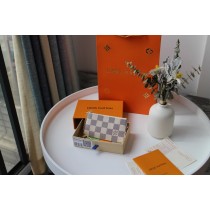 Louis Vuitton Key Pouch Damier Keychain Wallet Cream
