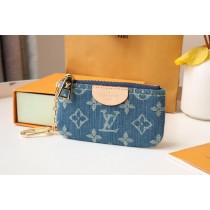 Louis Vuitton Key Pouch Monogram Denim M82961