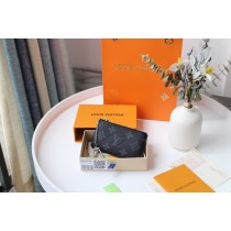 Louis Vuitton Key Pouch Monogram Keychain Wallet Black