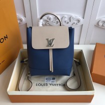 Louis Vuitton Lockme Backpack Blue