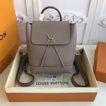 Louis Vuitton Lockme Backpack Grey