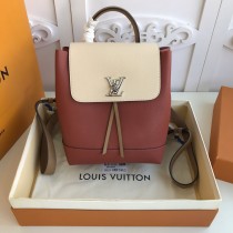 Louis Vuitton Lockme Backpack Red