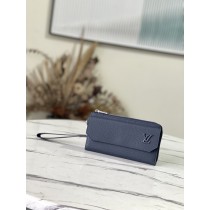 Louis Vuitton Long Wallet LV Aerogram Zippy Wallet M69831 Blue