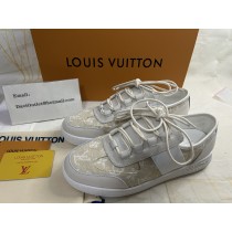 Louis Vuitton Lous Sneaker Calf leather and Monogram Canvas Beige