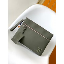Louis Vuitton LV Aerogram Takeoff Pouch M81735 Army Green