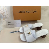 Louis Vuitton LV Capri Mule 45mm Calf White