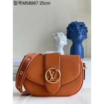 Louis Vuitton LV Pont 9 Soft MM Bag M58967 Orange