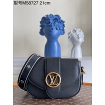 Louis Vuitton LV Pont 9 Soft PM Bag M58727 Black