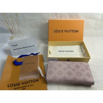 Louis Vuitton Mahina Zippy Wallet Monogram Pink