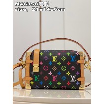 Louis Vuitton Monogram Canvas Side Trunk PM Handbag M46358 Multi