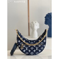 Louis Vuitton Monogram Denim Loop Bag Blue