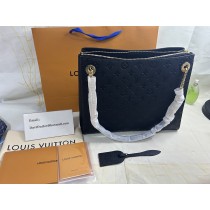 Louis Vuitton Monogram Surene MM Bag Empreinte Empreinte Black