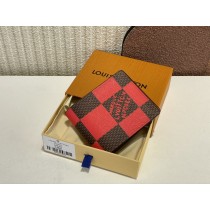 Louis Vuitton Multiple Wallet Damier Pop Red