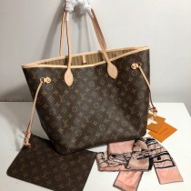 Louis Vuitton Neverfull MM Monogram Canvas Handbag M40995