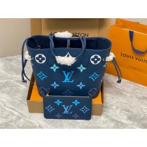 Louis Vuitton Neverfull MM Monogram Empreinte Leather Bag M46514