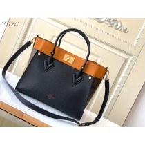Louis Vuitton On My Side Bag M53823 Canvas Black Brown