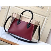 Louis Vuitton On My Side Bag M53823 Canvas Burgundy