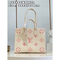 Louis Vuitton OnTheGo Handbag Medium M21575 Monogram Empreinte Embossed