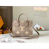 Louis Vuitton OnTheGo PM Bag Monogram Empreinte M45779 Grey